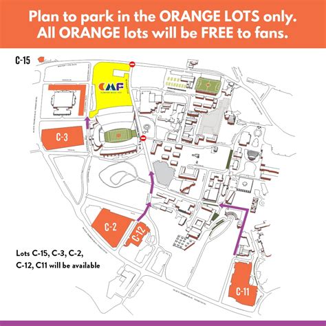 Parking in the City of Clemson.